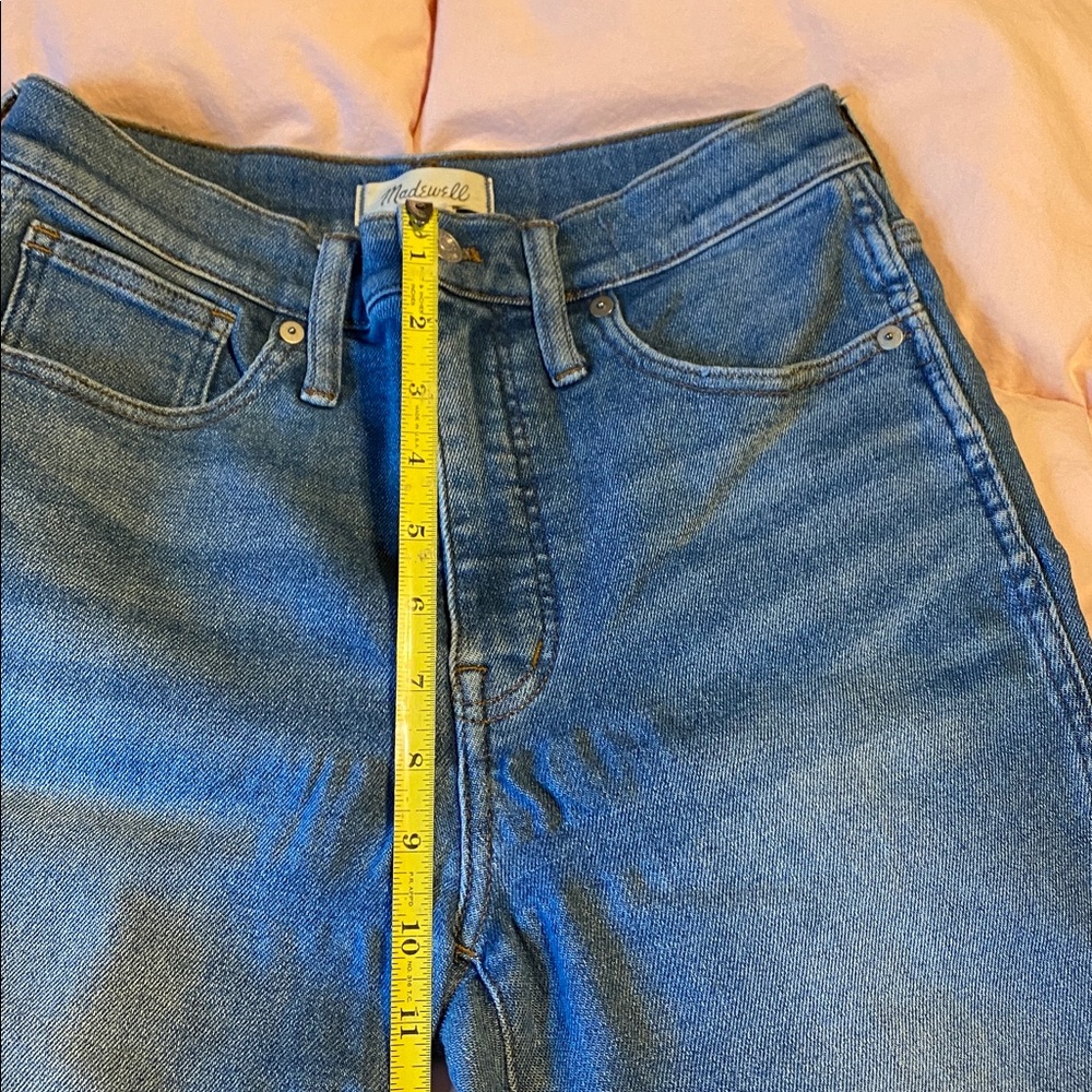 Madewell 10" High-Rise Skinny Crop Jeans Medium wash  Size 28